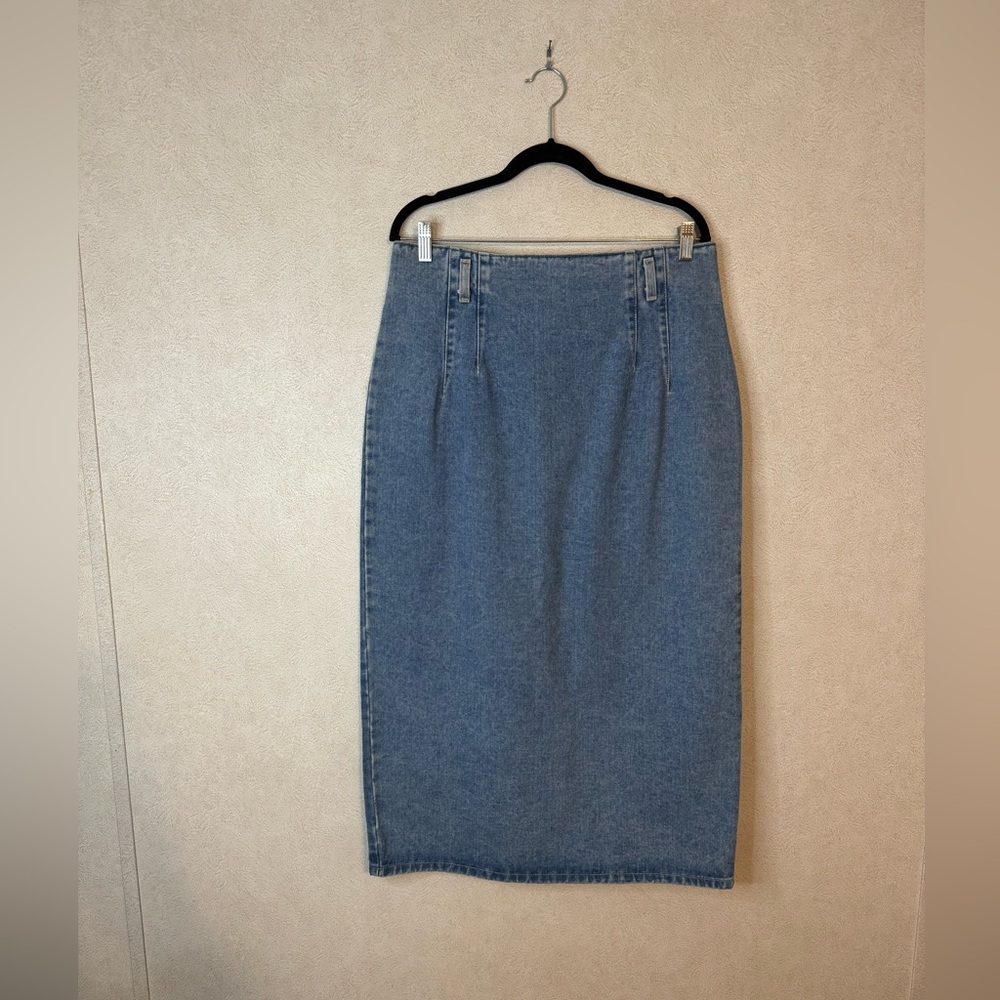 St John’s Bay Long Denim Skirt Size 16